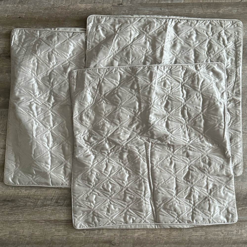 New! Bed Decoration Pillow cases, 3 pcs pack.